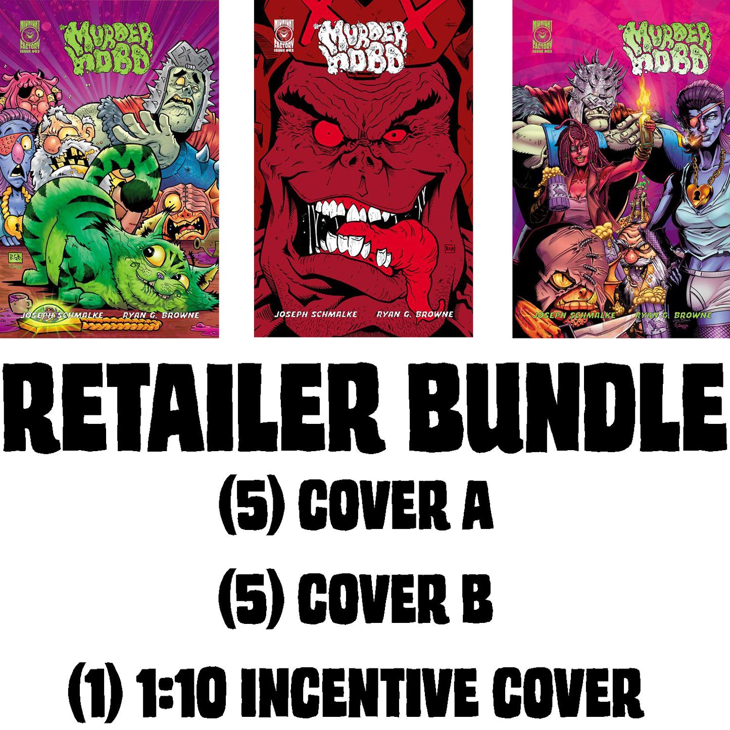 MURDER HOBO #3 retailer bundle