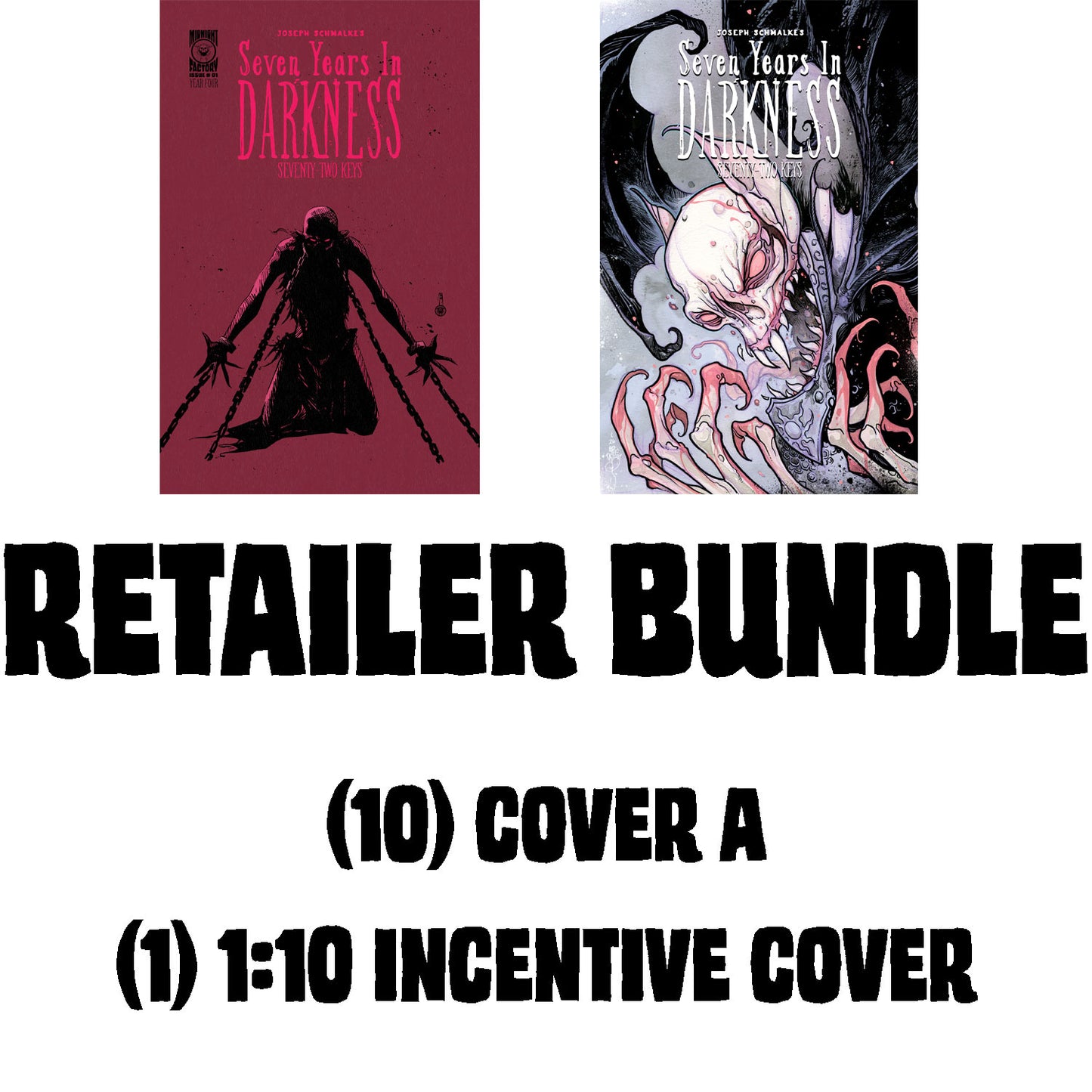 Seven years in Darkness Seventy-Two Keys #1 retailer bundle *JULY PREORDER